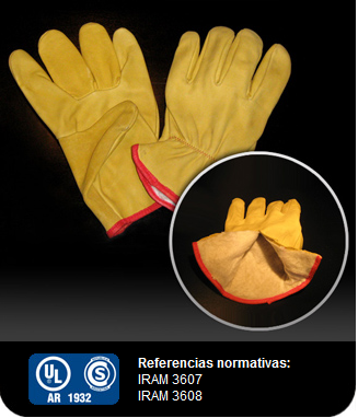 Guantes Vaqueta Medio Paseo Forrados